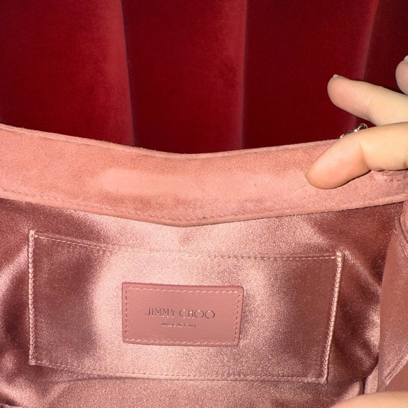 Jimmy Choo Venus Ostrich Feather Suede Clutch - Picture 6 of 11